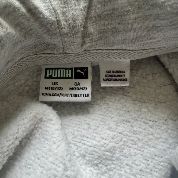 PUMA Hooded, Embroidered Sweatshirt with Kangaroo Pocket - Picture 5 of 5